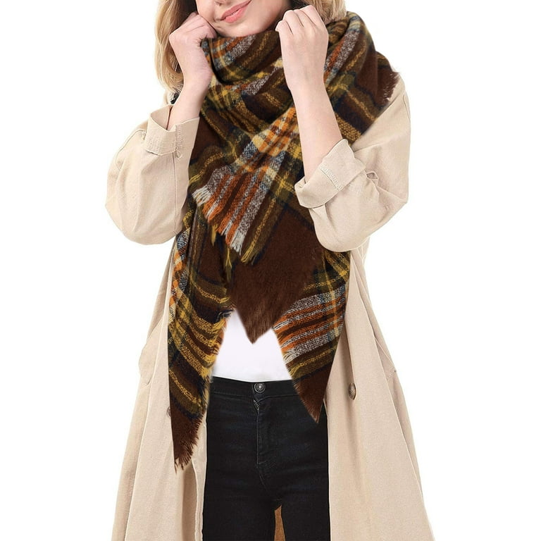 Buy CHACKO Girls Woolen Scarf/Muffler/Shawl Soft Warm Winter Wear For  Women_Free Size(Pack OF 01,White & Coffe) at