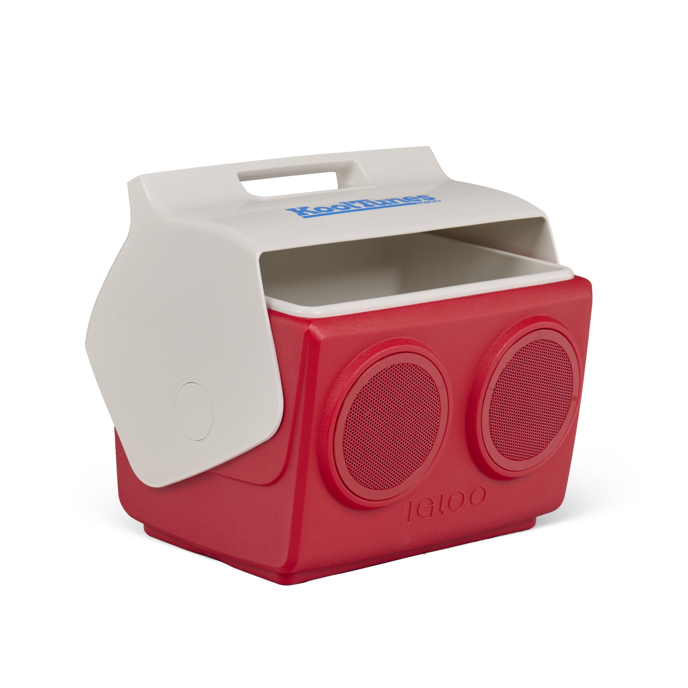 Igloo Playmate KoolTunes 14 QT Hardsided Cooler with Built-In Bluetooth Speakers, Red Star