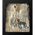 thumbnail image 2 of Wiley, Marta 15x17 Black Modern Framed Museum Art Print Titled - Golden Geisha, 2 of 5