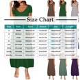 thumbnail image 3 of Karight Womens Plus Size Maxi Dresses Summer T Shirt Dress Casual V Neck Short Sleeve Long Dress, 3 of 6