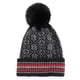 thumbnail image 1 of Gorro de lana para hombre y mujer, gorro de punto con diseño de patchwork y mezcla de lana, gorro cálido con diseño geométrico de diamantes, 1 of 5