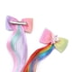 thumbnail image 2 of 6 lazos para el pelo con horquilla, peluca de pelo trenzado para niña, accesorio para el pelo con lazo de estrella de princesa unicornio, vestido de fiesta Zefei Wu 9024735034308, 2 of 5