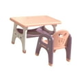thumbnail image 4 of Rongfmy Kids Drawing Table and Chair Set Child Desk and Chair Set for Indoor Reading Pink and, 4 of 9