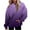 Purple1, variant on Plus Size Womens Clothes Women's Winter Gradient Printed Plush Casual Long Sleeved Hooded Sweater