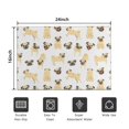 thumbnail image 5 of Cute Cartoon Pug Door Rugs,Washable Non Slip Door Mats Indoor,Decorative Door Mats,Entry Mat Indoor for Entrance,Bedroom,Kitchen,Bathroom,16"x24", 5 of 6