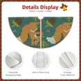 thumbnail image 3 of Sikiie Knitted Woodland Squirrel Christmas Tree Skirt, Christmas Tree Decorations, Christmas Decor, Tree Mat Decoration(30-48IN)-48", 3 of 6