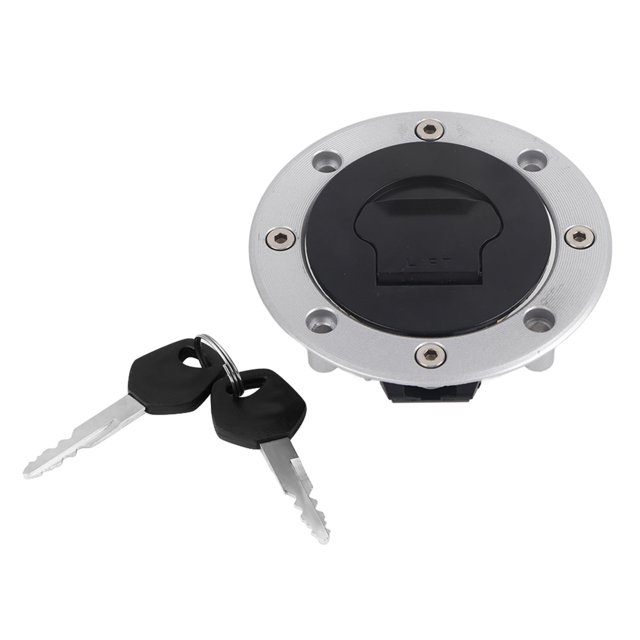 Tapa de tanque de combustible para motocicleta con 2 llaves para Suzuki GSX-R 600 GSX-R750 SV1000 Jadeshay A