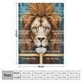 thumbnail image 4 of ARISTURING  Bible Verse Blanket Christian Lion Prayer Religious Throw Blankets for Couch Sofa Bed Warm Gifts, 4 of 6