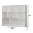 thumbnail image 6 of Cube Shelf Organizer Bookshelf Bookcase 10 Cube Storage Living Room Office, Oak, 6 of 6