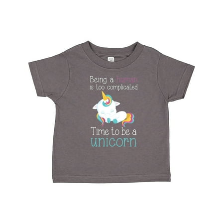 

Inktastic Time to be a unicorn Gift Toddler Toddler Girl T-Shirt