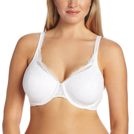 Secrets WomenS Feel Gorgeous Underwire Bra White Embroidery 36D 36D White