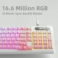 thumbnail image 7 of MageGee Keyboard GK960 98 Keys 95% Layout Keyboards, Type-C Connected Keyboard, Side Engraved ABS Keycaps, for PC/Loptop/MAC, 7 of 7