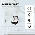 thumbnail image 2 of Weiweiguan Single Slot Watch Box PU Leather Watch Storage Box Wristwatch Display Case, 2 of 6