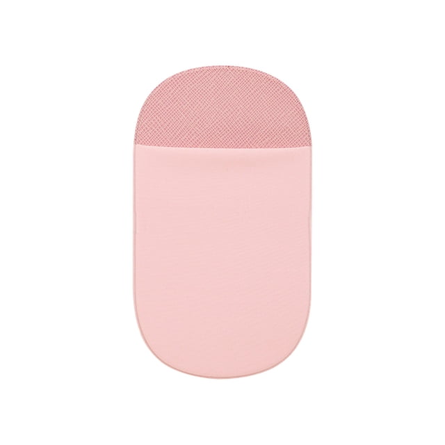 Self Adhesive Mouse Organizer Laptop Back Pouch Non Tracking Stretchy Lycra Mouse Pouch Oval