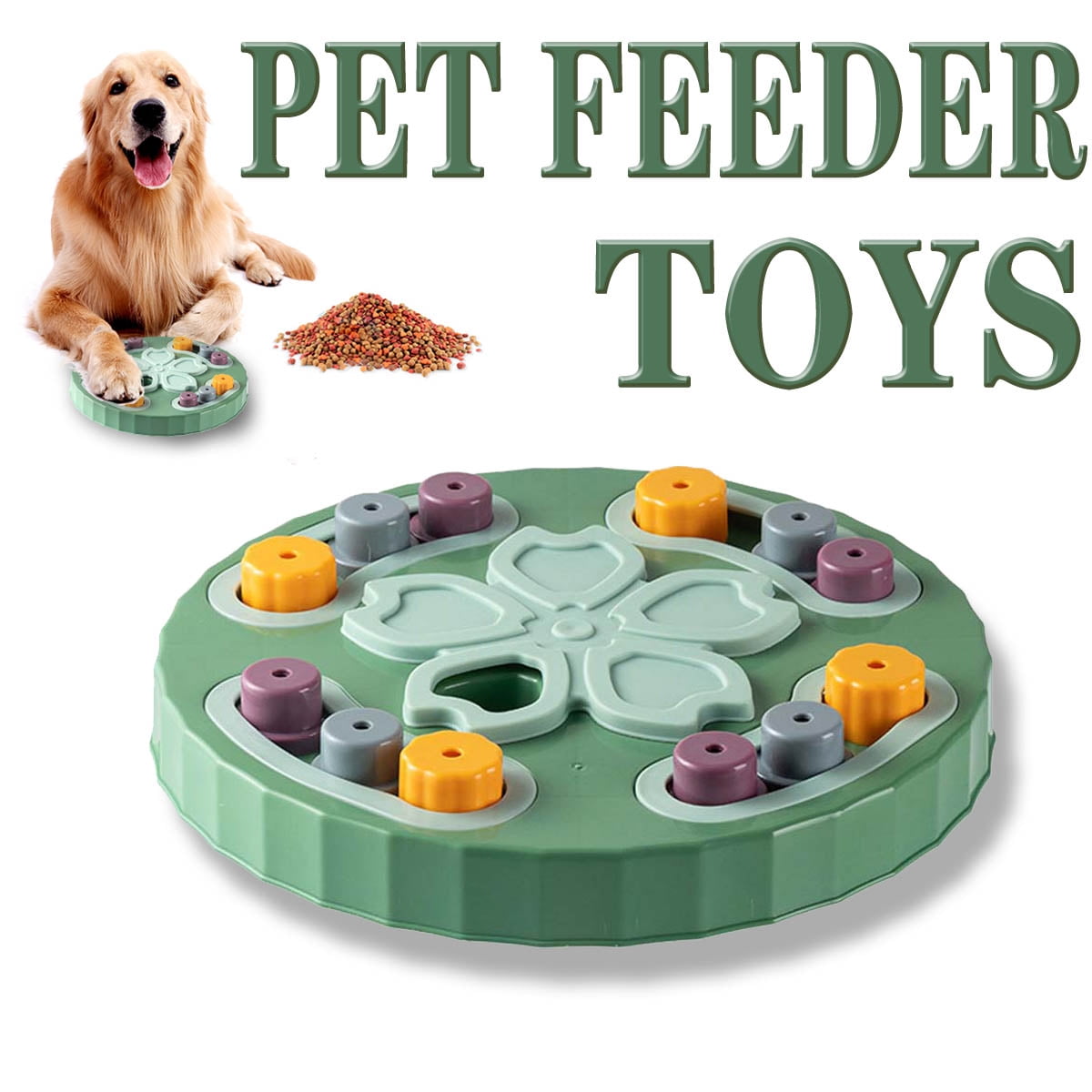 Dog Activity Slide & Feed Puzzle for dogs and cats - For dogs