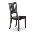 thumbnail image 5 of East West Furniture 7 Piece Kitchen Table Set - a Dining Table and 6 Dining Room Chairs, Black(Seat Option) DULE7-BLK-W, 5 of 5