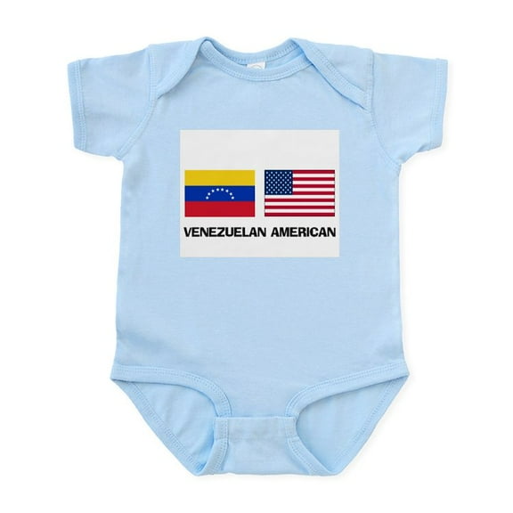 CafePress - Venezuelan American Infant Bodysuit - Baby Light Bodysuit, Size Newborn - 24 Months