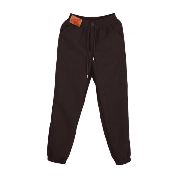 Pantalones harén de invierno para mujer, con bolsillos gruesos, ligeros y cómodos, ropa de calle suave XL