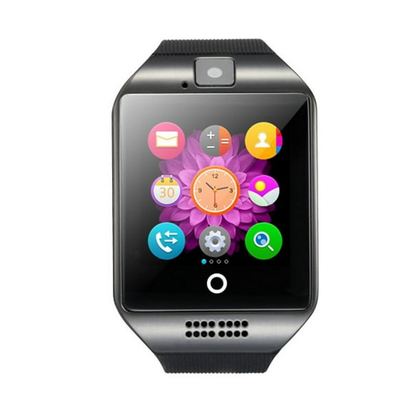 Q18 1.54 "TFT 240x240 Reloj inteligente Bluetooth 3.0 Sedentario Remind Reloj con pantalla táctil de monitoreo del sueño Speravity DZ3875-01B