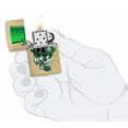 thumbnail image 4 of 49121 Zippo Irish Skull Design Gold Dust Windproof Pocket Lighter, 4 of 6