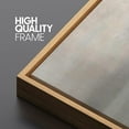 thumbnail image 4 of PixonSign Framed Canvas Print Wall Art Pastel Watercolor Gray Sky Landscape Abstract Shapes Illustrations Modern Art Decorative Minimal Relax/Calm for Living Room, Bedroom, Office - 24"x36" Natural, 4 of 5