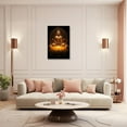 thumbnail image 3 of Gold Buddha Painting Zen Canvas Wall Art Buddha Statue Lotus Picture Spiritual Prints Spa Artwork for Yoga Meditation Buddhist Prayer Room(Picture-3, (12.00" x 18.00")), 3 of 6