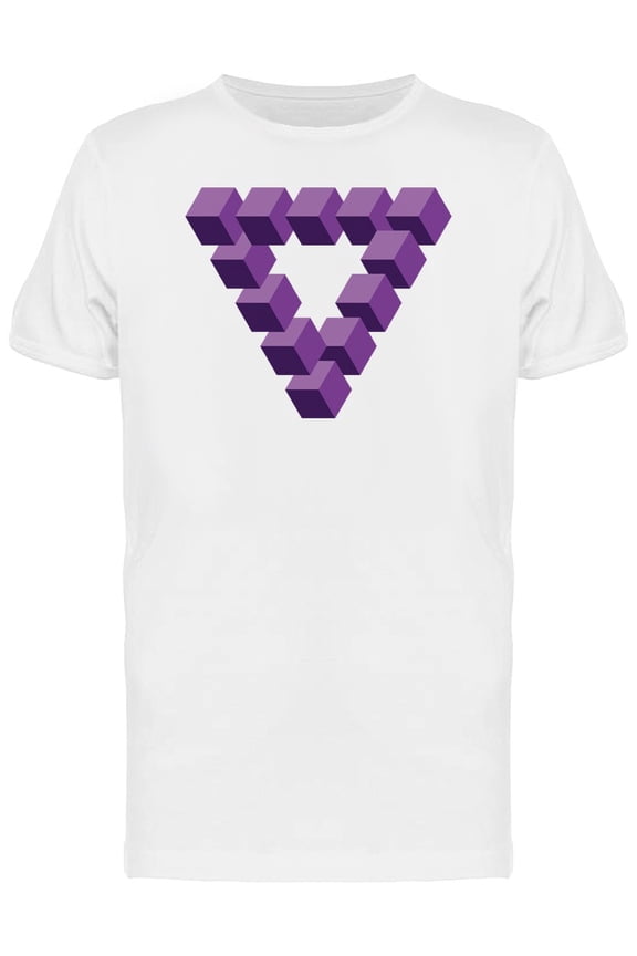 Cool 3D Penrose Triangle Tee Men's -Image by Shutterstock