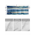 thumbnail image 4 of Valances for Windows Abstract Modern Rod Pocket Cafe Window Treatments Valance Curtains for Kitchen Bathroom Laundry Basement Windows 42"x12", 4 of 9