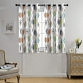 thumbnail image 3 of Europen Modern Mid Century Blackout Curtains Abstract Background Mid Century Colorful Diamond Print Grommet Window Treatment Energy Saving Thermal Insulated Drapes 42"W x 108"L (Pack of 2), 3 of 6