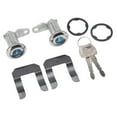 thumbnail image 1 of Cerradura de puerta de coche,5070001 1 par de cilindros de cerradura de puerta con llaves,Reemplazo del cilindro de la cerradura y el juego de llaves de la puerta,Accesorios profesionales para, 1 of 8