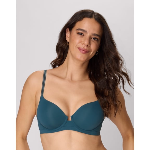 Maidenform Barely There Full Coverage Underwire Bra Teal Regatta 40C Women's