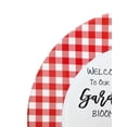 thumbnail image 4 of Juego 6 Platos Galerias El Triunfo Metal Cuadros Rojos Blancos Bicicleta Con Flores 33cm, 4 of 4