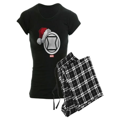 

CafePress - Black Widow Santa - Women s Dark Pajamas
