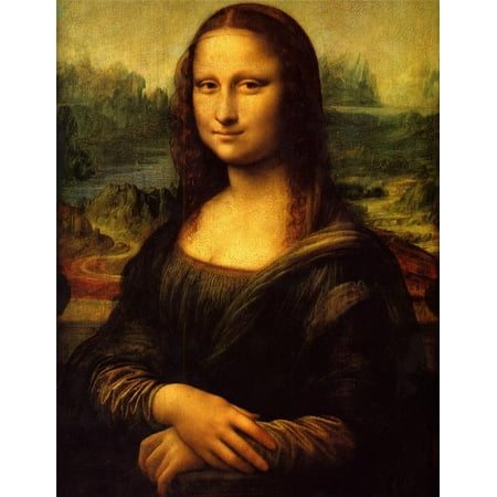 - Laminated Poster Mona Lisa Leonardo Da Vinci Smile Art Painting Poster Print 24 x 36