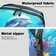thumbnail image 4 of Dolphin Waterproof Oxford Fabric Storage Pouch for Electronic Devices - Cord Organizer, Hard Drive Bags, Canvas Storage Box Small, Charger Cord Organizer - 5.9x9.44x3.14 in, 4 of 6