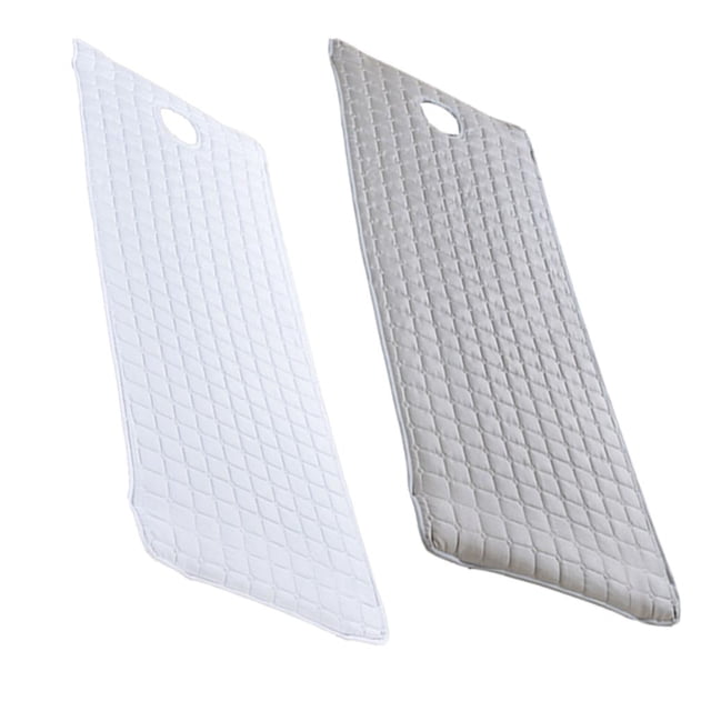 2 piezas antideslizante de masaje colchón cosmético salón cama sábana cubierta con orificio facial 75x31 pulgadas y extracción gris