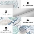 thumbnail image 5 of Coastal Octopus Outdoor Rug 5x8 Ft, Non Slip Washable Area Rug, Ocean Nautical Seashells Coral Conch Patio Rugs Carpet Runner, Large Floor Mat for Indoor/Outdoor Deck Porch Camping, 5 of 8