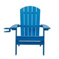 thumbnail image 2 of Tranquilo Depot Folding Light Blue Adirondack Chair, 2 of 12
