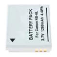 thumbnail image 3 of Batteries N Accessories BNA-WB-NB6L Digital Camera Battery - li-ion, 3.7V, 1200 mAh, Ultra High Capacity Battery - Replacement for Canon NB-6L Battery, 3 of 5