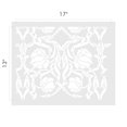 thumbnail image 2 of Arts and Crafts Tulip All Over Wall Stencil - 12 Inch - 3712A by Designer Stencils, 2 of 3