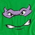 thumbnail image 3 of Teenage Mutant Ninja Turtles Donatello Angry Kids T Shirt for Youth Boys and Girls, Kelly Green, Small, 3 of 5