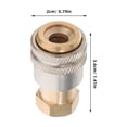 thumbnail image 2 of Raindrops 2pcs Tire Inflation Nozzle Tire Inflator Quick Release for Vehicle Owners Maintenance, 2 of 7