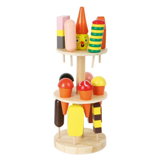 wooden toy ice cream stand