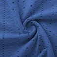 thumbnail image 6 of TYGHBN Women's Fashion Casual Loose Round Neck Hollowed Out Solid Color T Shirt Casual Shirts for Women Summer Long Sleeve Shirt Spandex G Sleeve Shirts for Women plus Long Sleeve Turtle Necks for, 6 of 6
