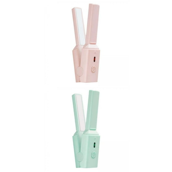 Mini alisador izador de cabellero portátil de 2 piezas, herramientas para peinar el cabello jinwen Rizador de alisadores de pelo
