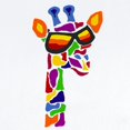 thumbnail image 2 of CafePress - Giraffe In Sunglasses Body Suit - Long Sleeve Cotton Baby Bodysuit, 2 of 4