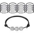thumbnail image 1 of KAIYANG 20 pulseras deportivas con dijes, pulseras deportivas ajustables, pulseras de cuerda para hombre, voleibol, 1 of 5