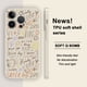 thumbnail image 1 of Divertida y funcional: funda plateada mate de doble capa con estampado de dibujos animados para iPhone 15 Pro Max 14 13 12 Pro 11, 1 of 4