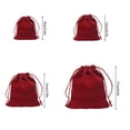 thumbnail image 2 of Bolsa de terciopelo para joyería, Bolsa para joyería, Bolsa para embalaje de juguetes culturales, Bolsa de terciopelo, 2 of 2