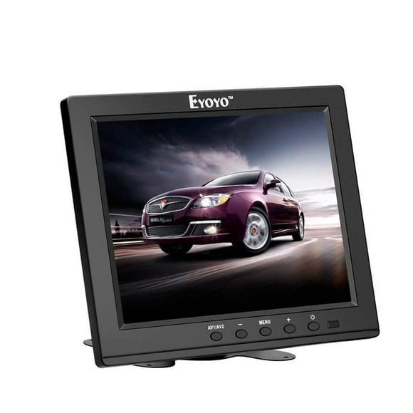 Monitor Eyoyo HDMI LCD de 8 pulgadas 1024x768 4:3 con altavoz
